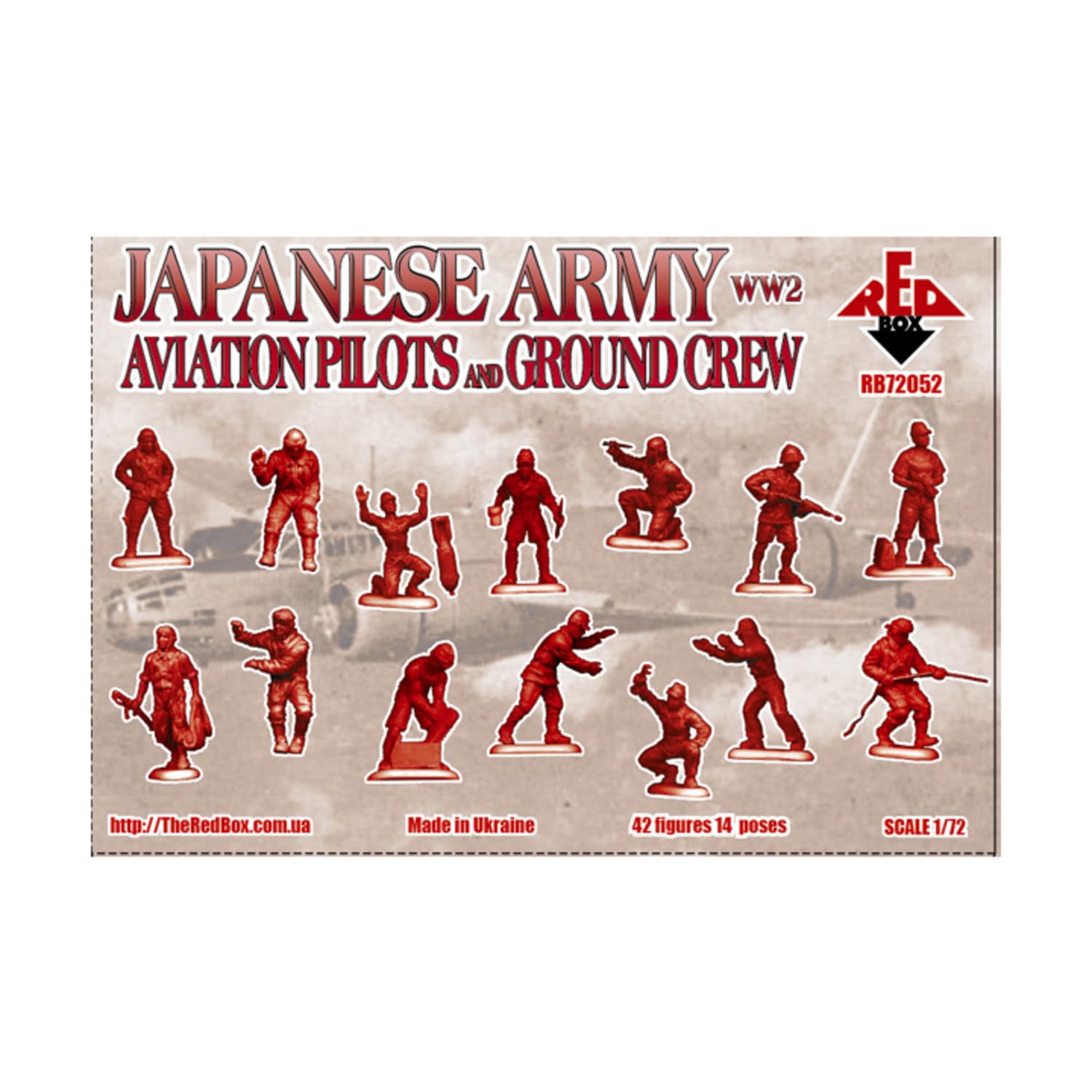 Amazon.com: Red Box Figures WWII Japanese Army Aviation Pilots and