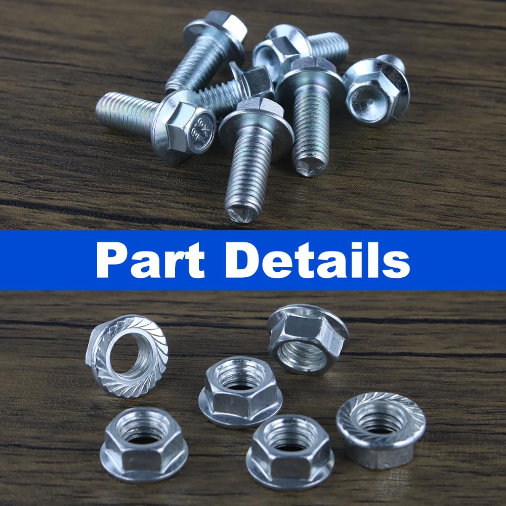 330PCS ATV Body Work Bolt Kit Fit for Warrior 350 Grizzly 80 90 125 300 350 400 450 550 Grizzly 70 600 660 700 Grizzly Hunter Wolverine 350 Body Engine Fender Fasteners Bolts Set