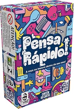 Jogo de Cartas Galápagos Pensa Rápido - 2 a 6 Jogadores