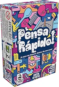Galápagos, Pensa Rápido!, Jogo de Cartas para Amigos, 2 a 6 jogadores, 20 minutos por partida