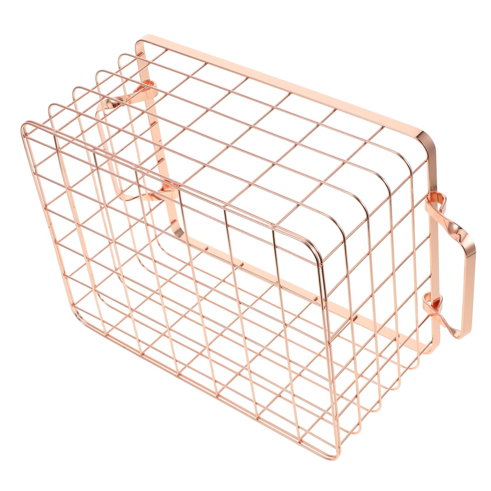 Cesta De Almacenaje De Estilo Nórdico Con Asa Diseño De Hierro Artístico Organizador Decorativo Para Oficina y Hogar