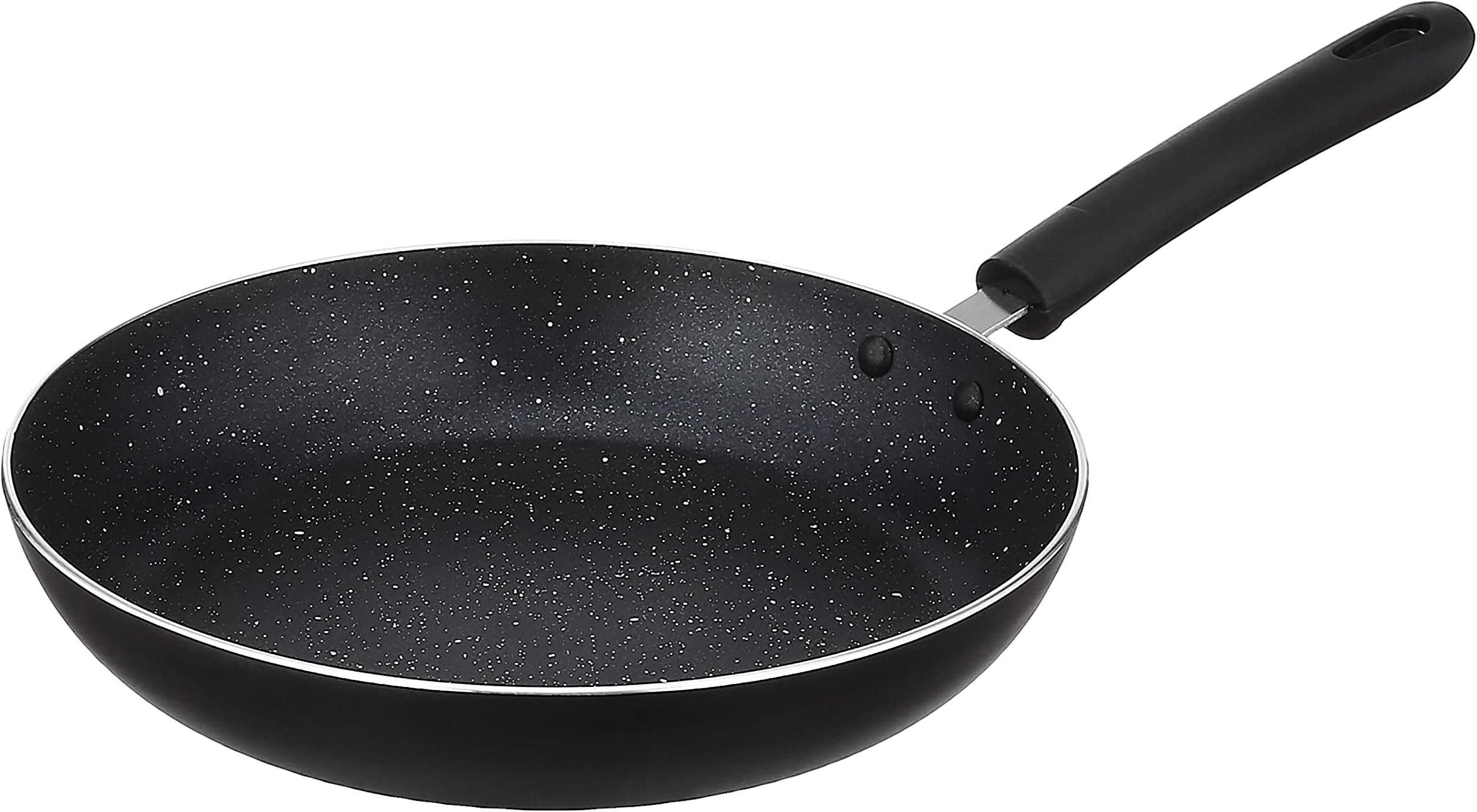 - Amazon Brand - Solimo Nonstick Frying Pan with Granite Finish and 2-way Non-stick Coating, 24 cm (2.8mm Thickness, Induction Compatible)