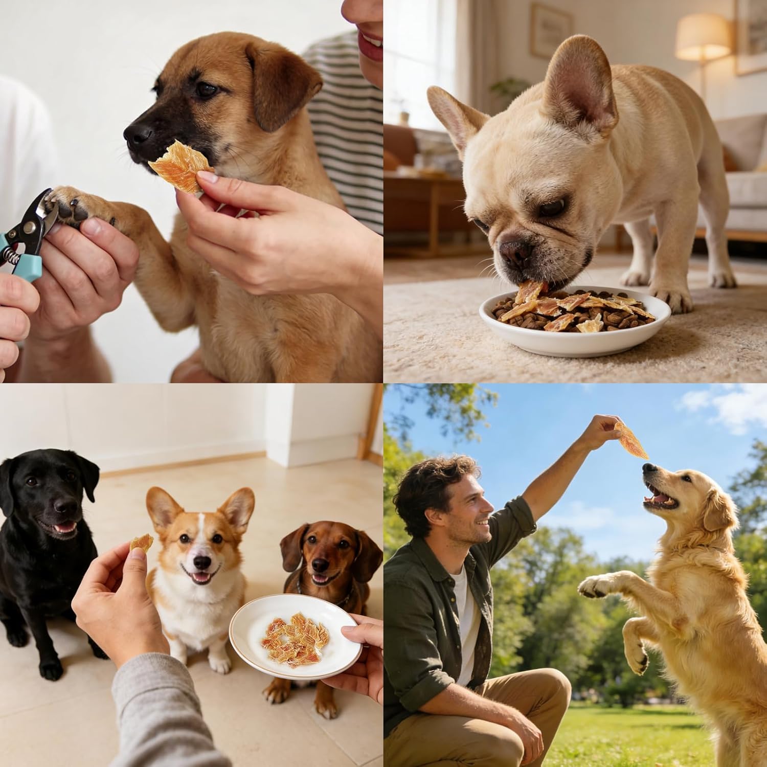 MON2SUN Dog Treats Chicken Jerky, Single-Ingredient, Rawhide-Free, High Protein, Low Fat, Training Treats for Small to Large Dogs, 21.2 oz