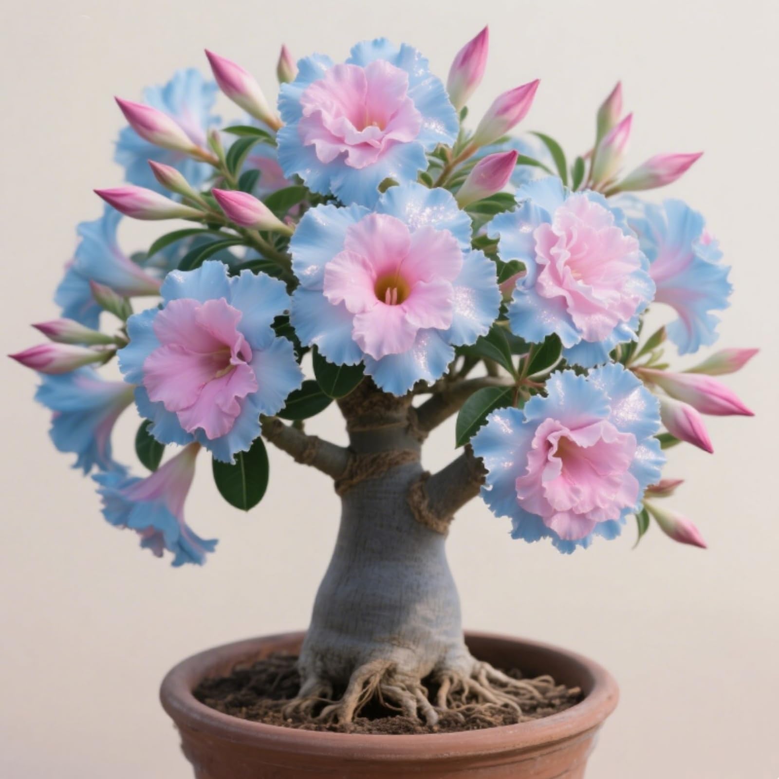 Perennial Desert Rose Bulbs,Rare and Beautiful Adenium Bulbs in Bulk,Professional Planting for Stunning Garden Displays-1 Bulb-F