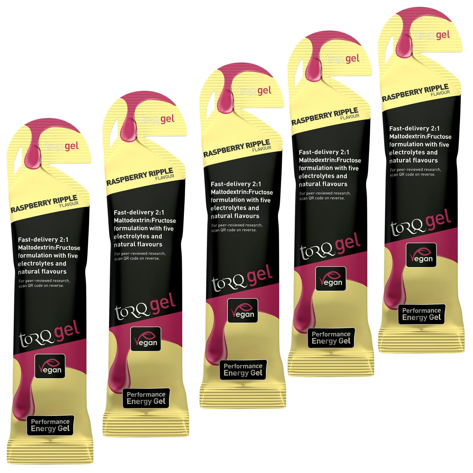 Contrast Torq Energy 45g Gel Sachets (Pack of 5)