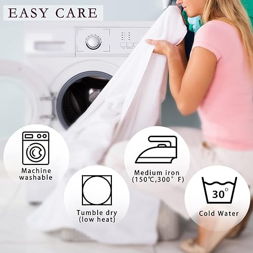 Miniatura 163 de Wish Care Paquete de 2 manteles rectangulares negros para mesas de 6 pies, manteles ajustables de poliéster elásticos 6T para fiestas, bodas, ferias