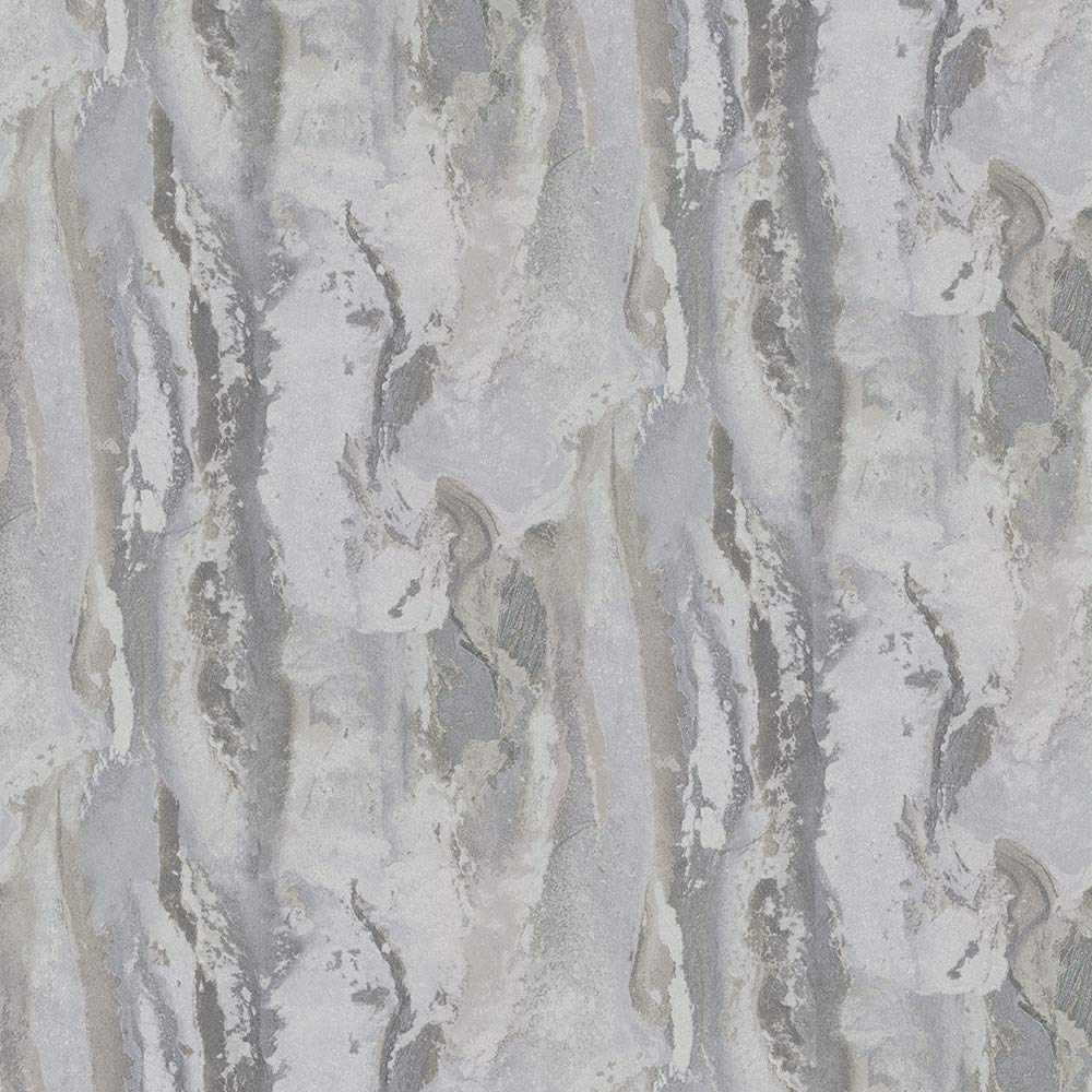 Brewster Home Fashions 2927-10406 Vapor Silver Stone Wallpaper