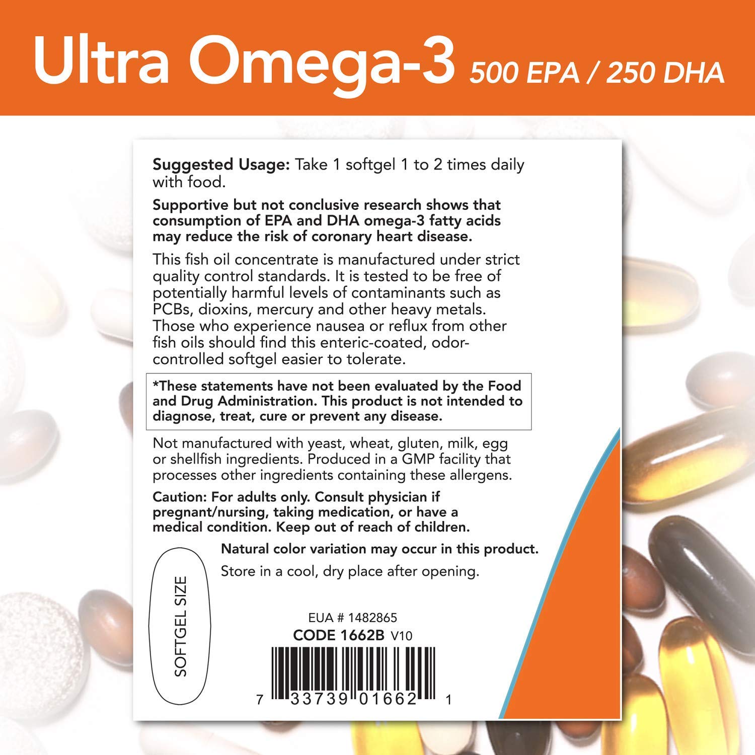 Amazon.com : NOW Foods - Ultra Omega-3 500 EPA/250 DHA - 180 Softgels :  Essential Fatty Acid Nutritional Supplements : Health \u0026 Household