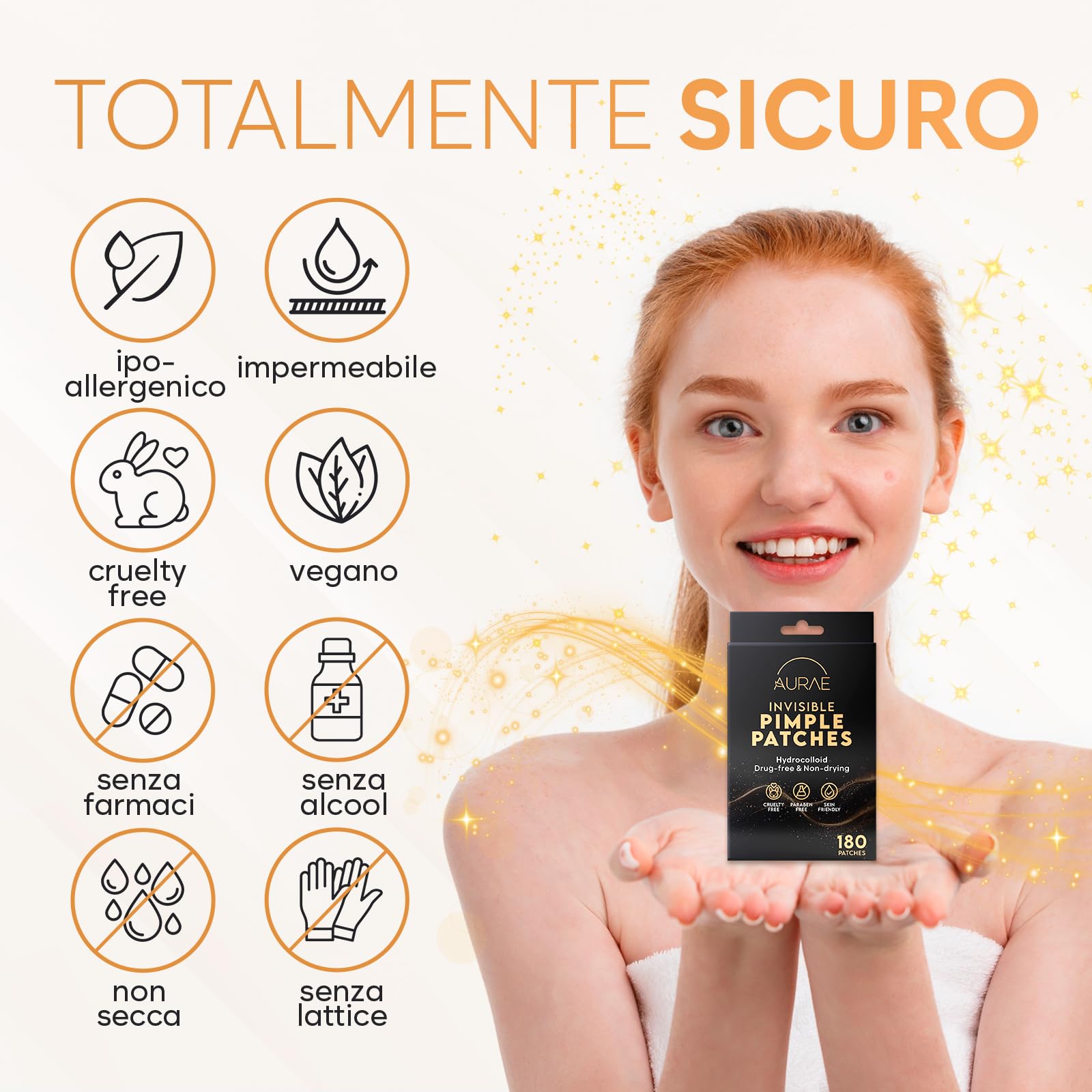 AURAE Patch Brufoli Invisibili (324 Pezzi), Pimple Patch Idrocolloide per il delle Macchie di Pimple, Pimple Patch ill Viso, Cerotti Brufoli per Pimple, Pimple Patches (Dimensioni S/L)