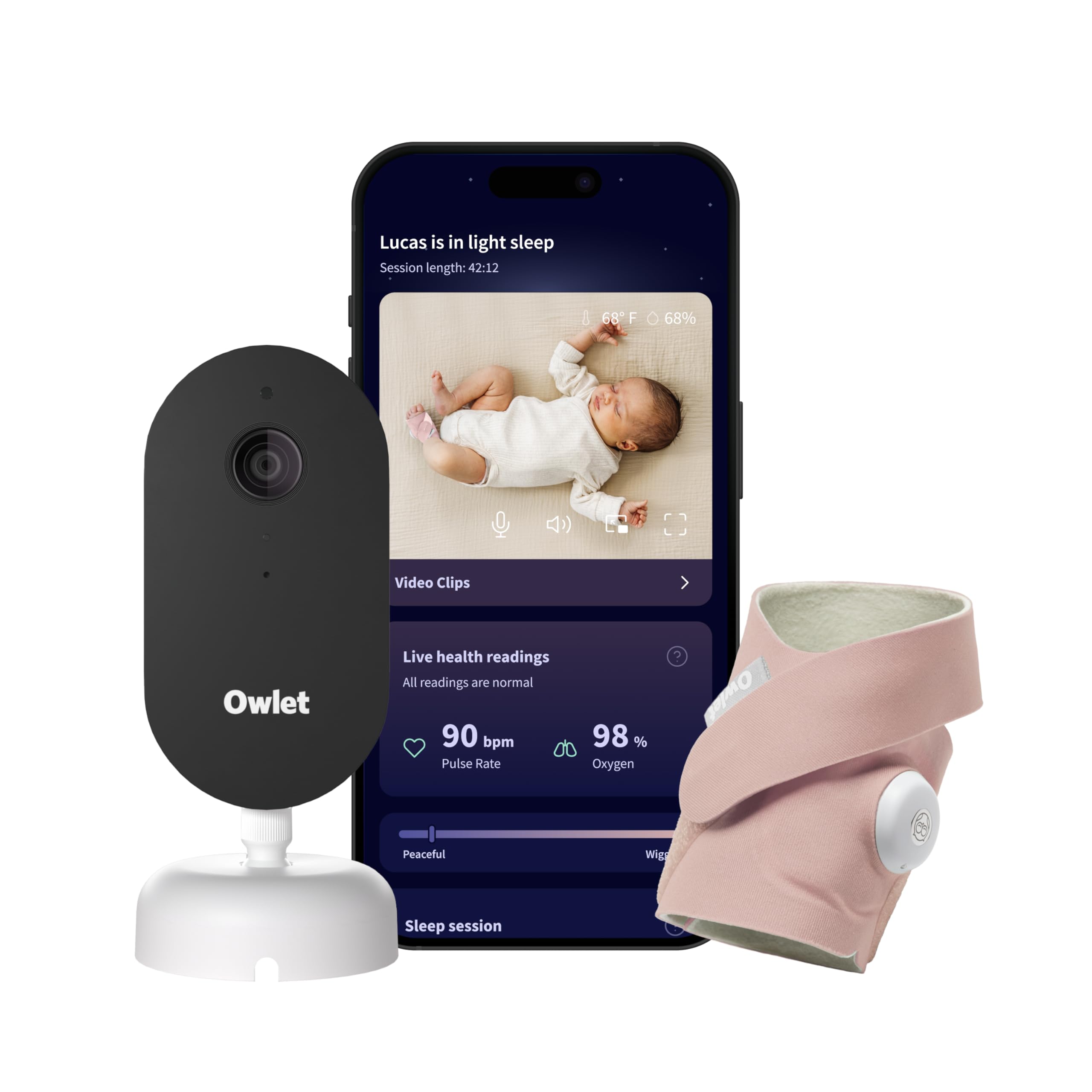 Owlet Dream Duo Gen 3 Rose