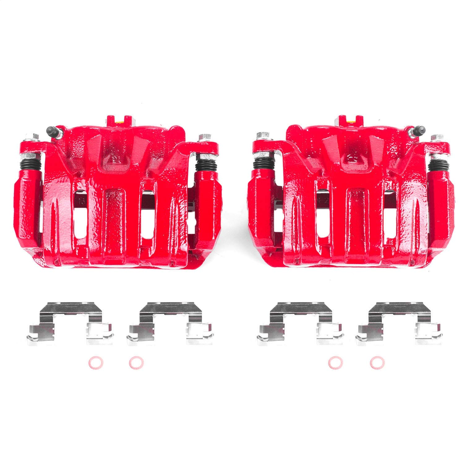 ペップへ Amazon.com: Power Stop Front S2958 Pair of High-Temp Red