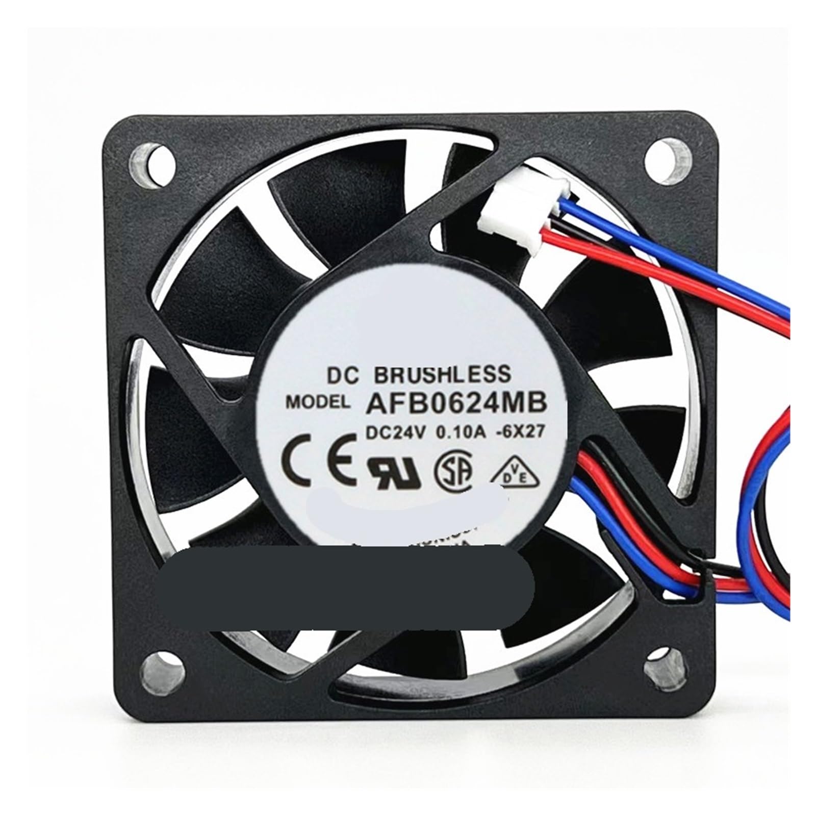 Ventilador de refrigeración AFB0624MB de 24 V CC y 3 cables para equipos