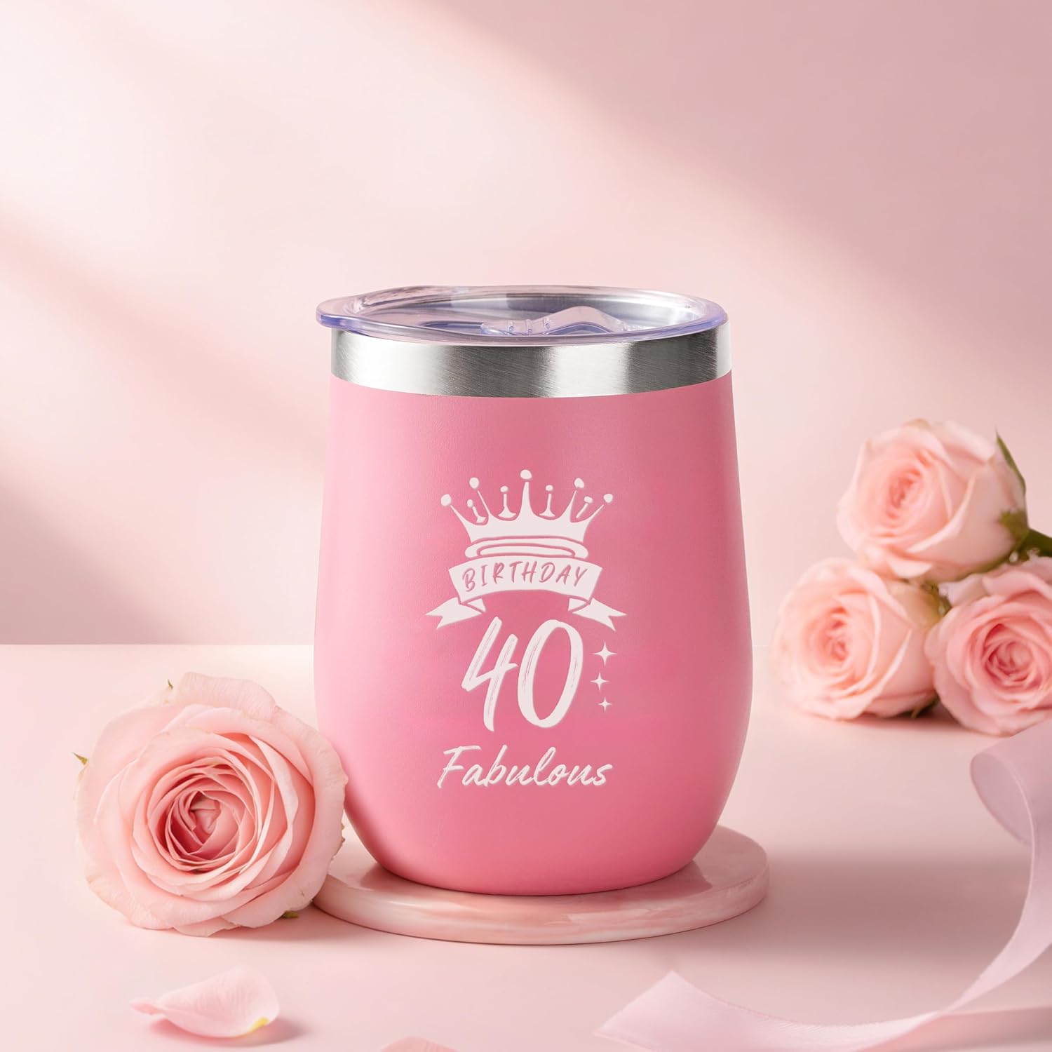 40th Birthday Gifts for Women Idea, Real Flowers Scented Candle, Luxury Gift Set, Unique Gift Ideas, Self Care Relaxation Gift for Her, 1986 Limited Edition image 4