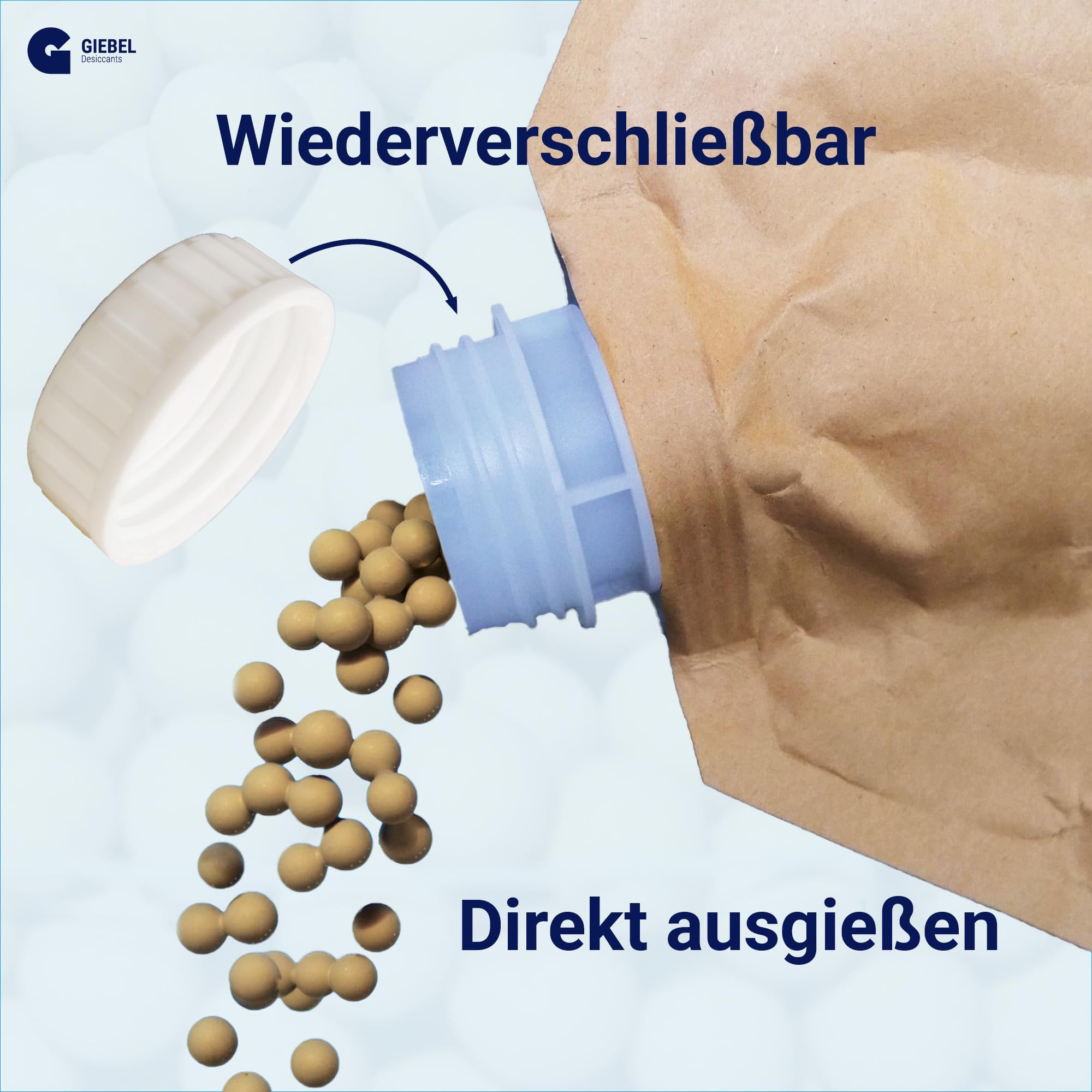 CAGESPHERE Molekularsieb 3A Trockenmittel Granulat Zeolith 3,5kg, Selektive Adsorption, Tiefentrocknung, 3-5mm Körnung – Trocknung von Luft, Gasen & Flüssigkeiten