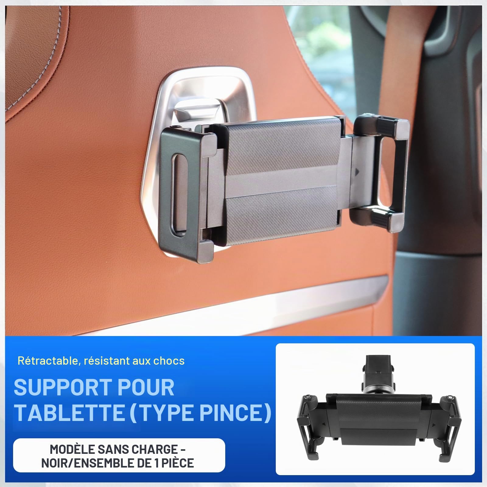 Support pour téléphone portable FDAIUN pour voiture BMW X5 G05 X6 G06 X3 G45 IX i20 Série 5 G60 G61 Série 7 G70 i5 G60 G61 2024 2025 2026 Accessoires Support pivotant à 360° pour voiture pour tablette