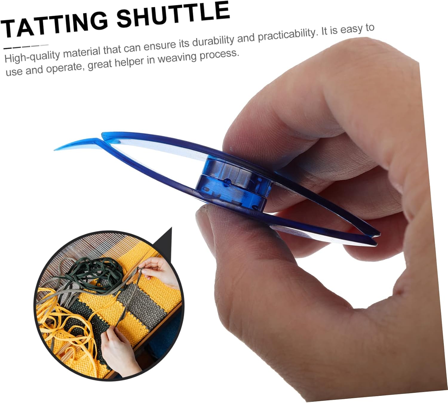 DOITOOL Lightweight Plastic Tatting Shuttles for Hand Lacemaking Craft Knitting