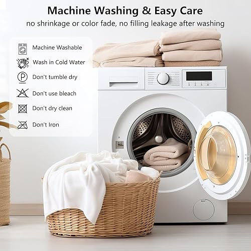 Miniatura 6 de Protector de colchón matrimonial, transpirable, impermeable, silencioso, azul marino, se adapta a colchones de hasta 18 pulgadas de profundidad,