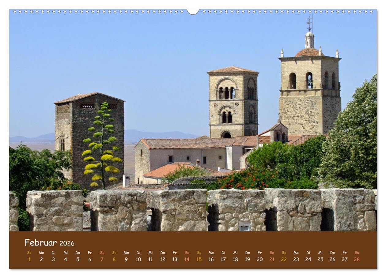Extremadura Spanien (hochwertiger Premium Wandkalender 2026 DIN A2 quer), Kunstdruck in Hochglanz: Bilder aus einer einzigartigen Region in Spanien (CALVENDO Orte)