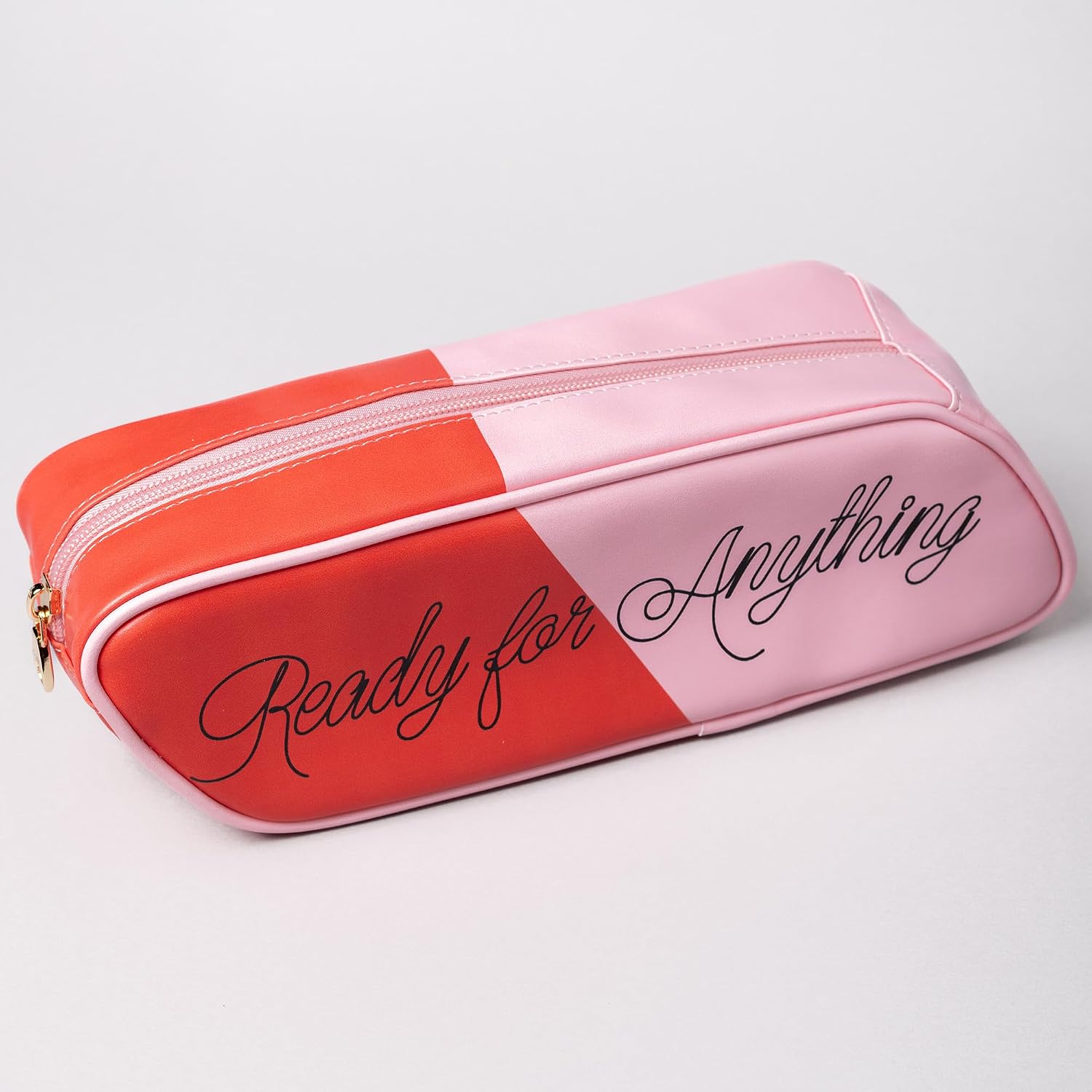 ban.do Cute Pen and Pencil Case for Adults, Small Novelty Zipper Pouch for Office and Art Supplies, Travel Toiletries, Makeup, Ready for Anything