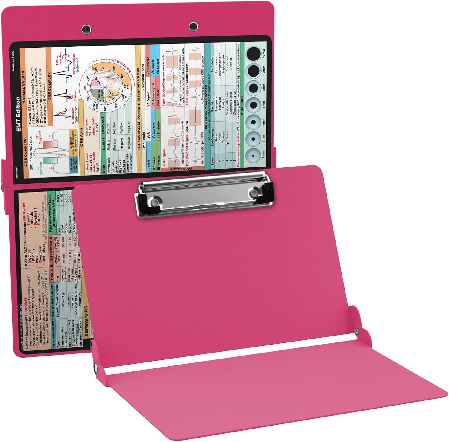 Whitecoat Clipboard® - EMT Edition (Black, Bifold)
