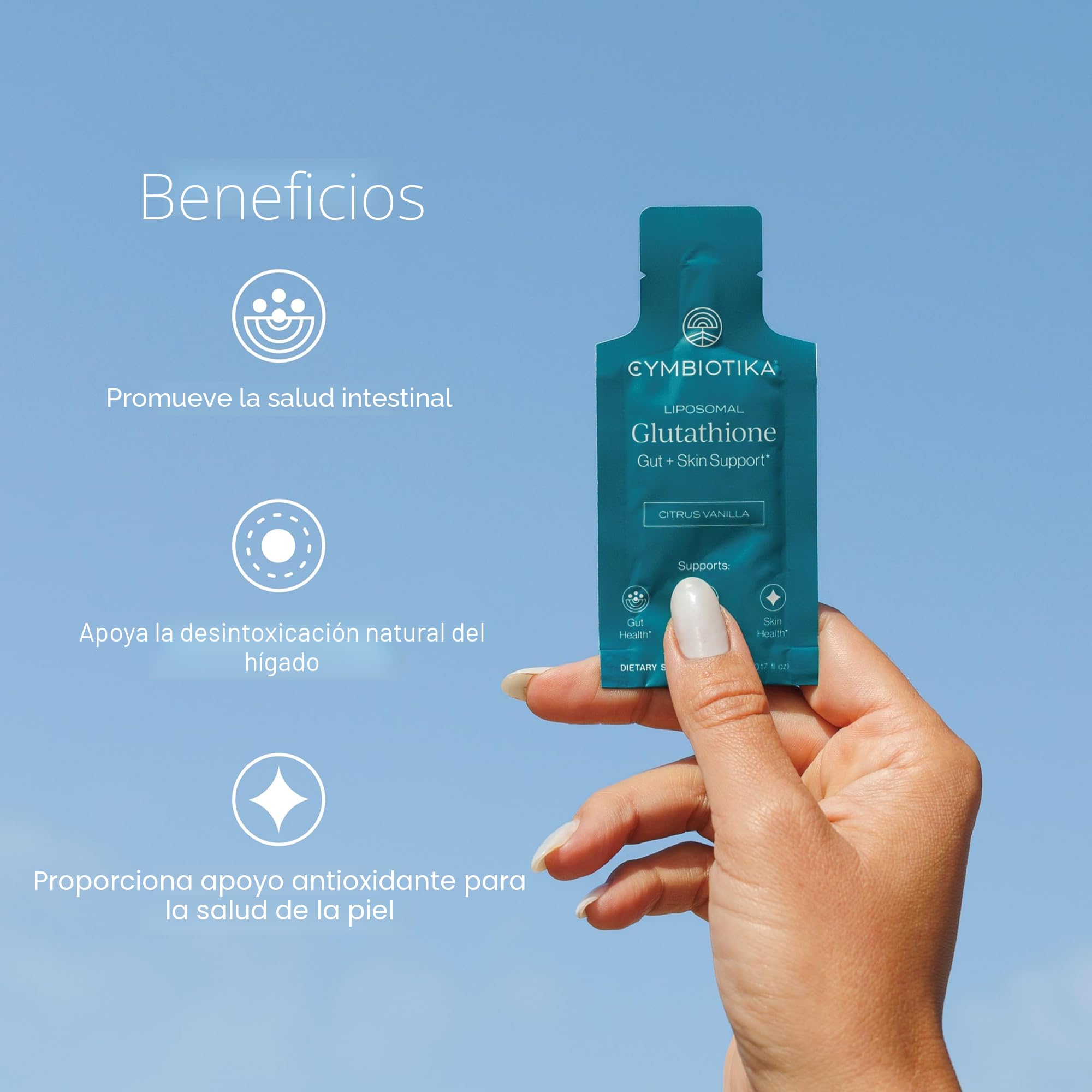 Amazon.com: CYMBIOTIKA Suplemento de glutatión liposomal – PQQ, CoQ10 y  antioxidantes para desintoxicación, cerebro, energía, apoyo inmunológico –  Absorción avanzada para la salud celular y longevidad, vainilla cítrica,  suministro de 1 mes :