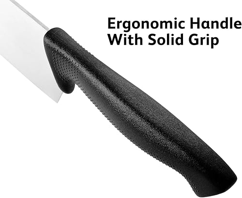 Miniatura 4 de Cuisine Pro Cuchillo de chef de 12 pulgadas - Hoja de espiga completa de acero inoxidable para uso profesional y personal - Mango ergonómico, agarre