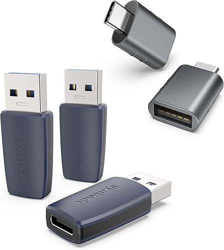 Syntech Paquete de 3 adaptadores USB C a USB