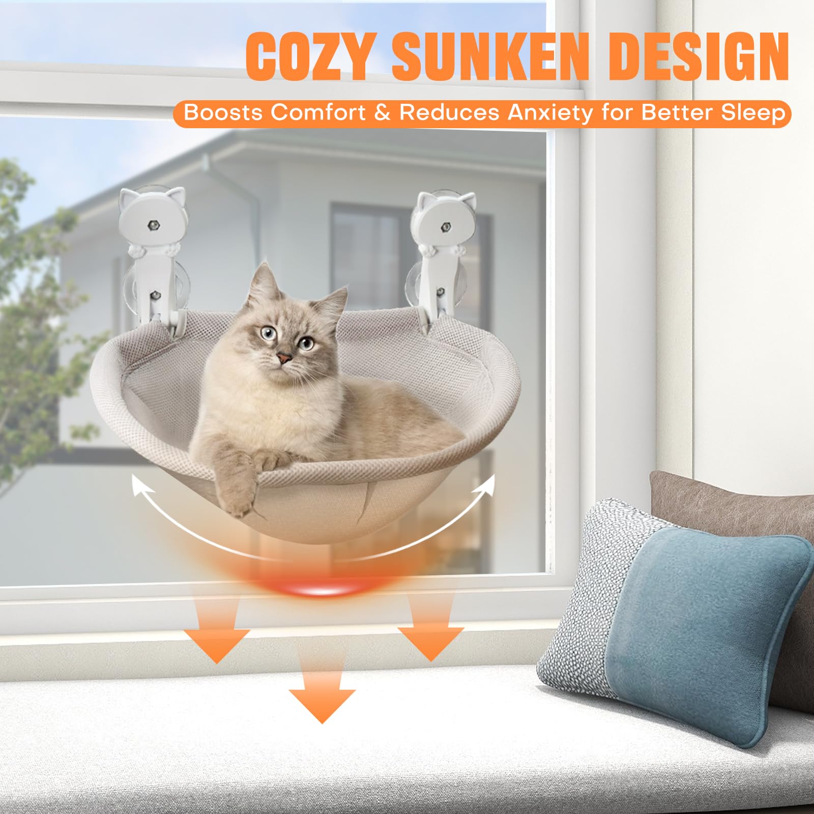 Homegroove Cat Window Perch - Image 4