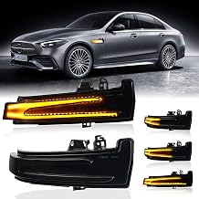 Dynamic Led Turn Signal Rearview Mirror Indicator Blinker Light For Mer=ce=des Ben=z W204 W176 W212 CLA A B C E S GLA GLK CLS Class Yellow