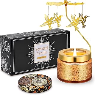 Hummingbird Rotating Scented Candles Gift Set for Birthdays, Christmas, Thanksgiving, or As A Unique Present for Your Mom, Sister, Girlfriend, Colleagues, Friends, or A Dear Friend