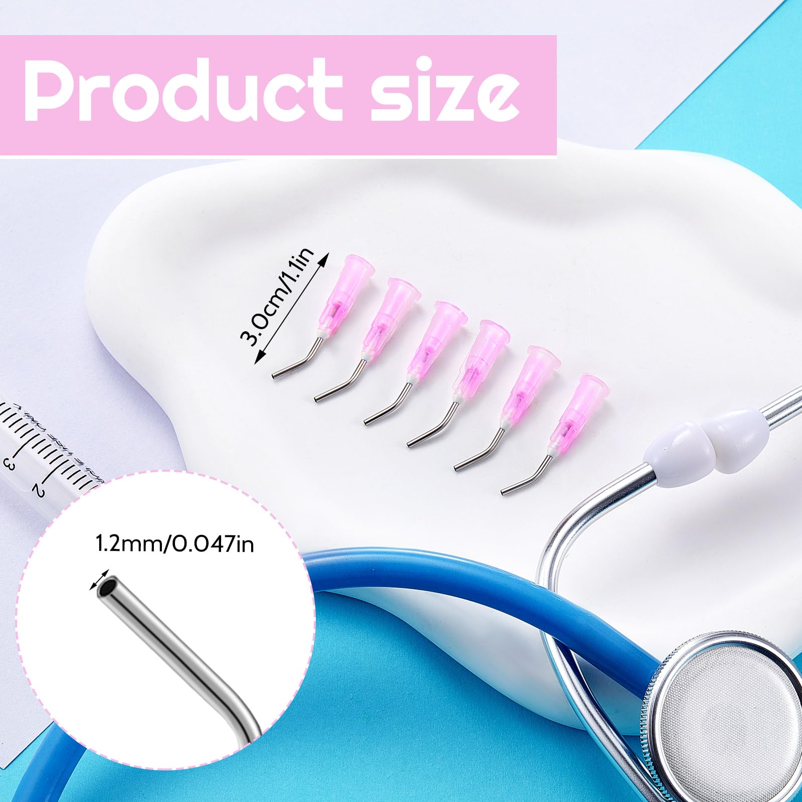 Snapklik.com : BBTO 300 Pcs Bent Dispensing Tips Blunt Tip Dispensing ...