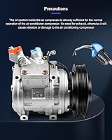 Vista 104 de ECCPP Compresor de CA 1997-2003 apto para Mitsubishi Montero Sport 3.0L 1999-2004 para Mitsubishi Montero Sport 3.5L Compresor de aire acondicionado