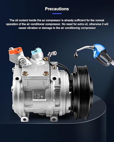 Miniatura 104 de ECCPP Compresor de CA 1997-2003 apto para Mitsubishi Montero Sport 3.0L 1999-2004 para Mitsubishi Montero Sport 3.5L Compresor de aire acondicionado