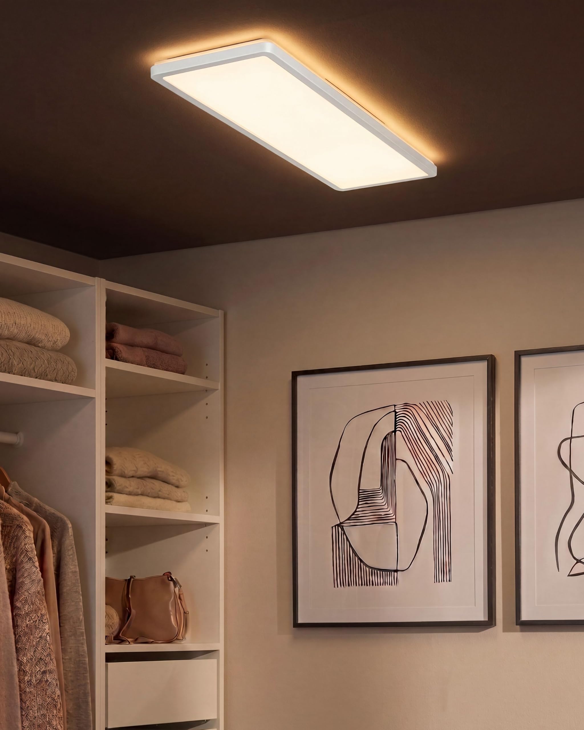 Lampa sufitowa płaska plafon LED panel natynkowy biały Ardenza