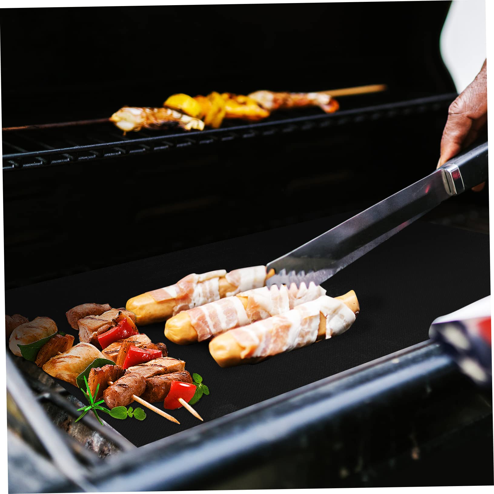 DECHOUS 9piezas Tapete Para Horno Para Base Del Horno Revestimientos Para Asadores Bandejas Para Hornear Para Cocinar Revestimientos Antiadherentes