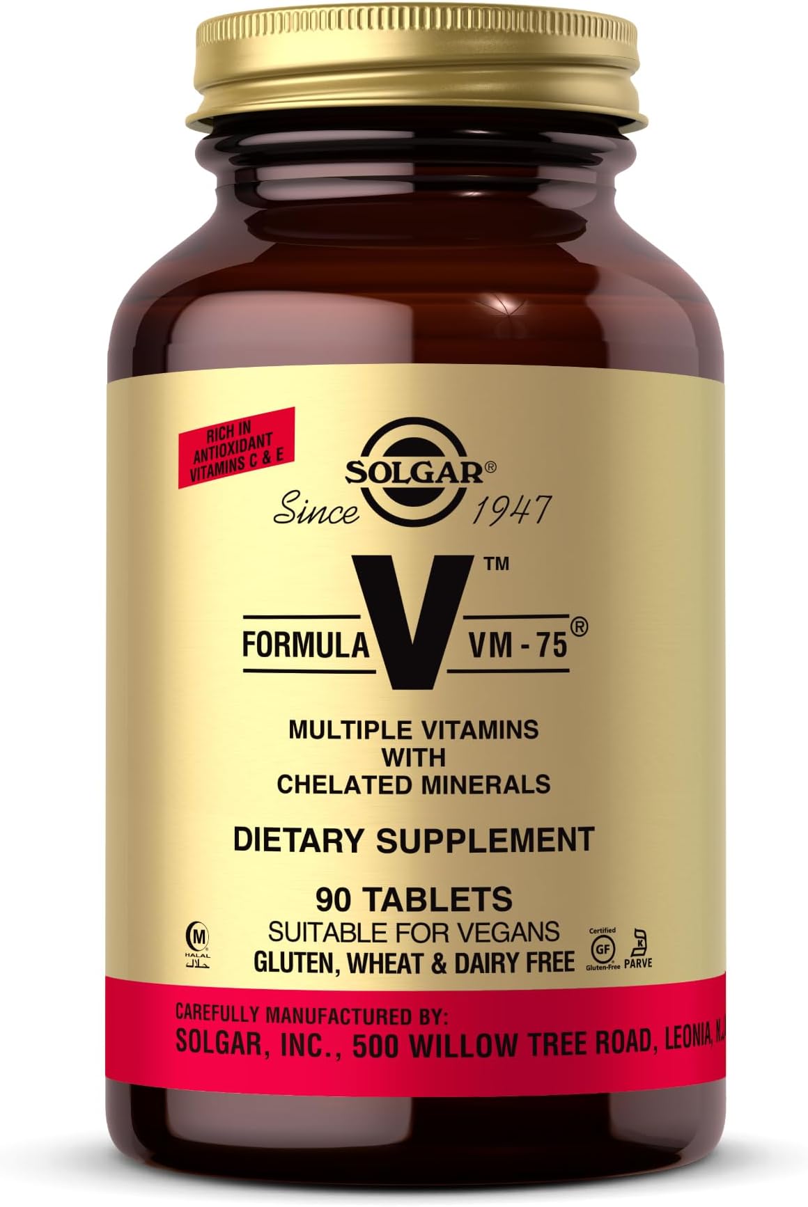 Amazon.com: SOLGAR Formula VM-2000 Tablets Multinutrient System, 180 ...