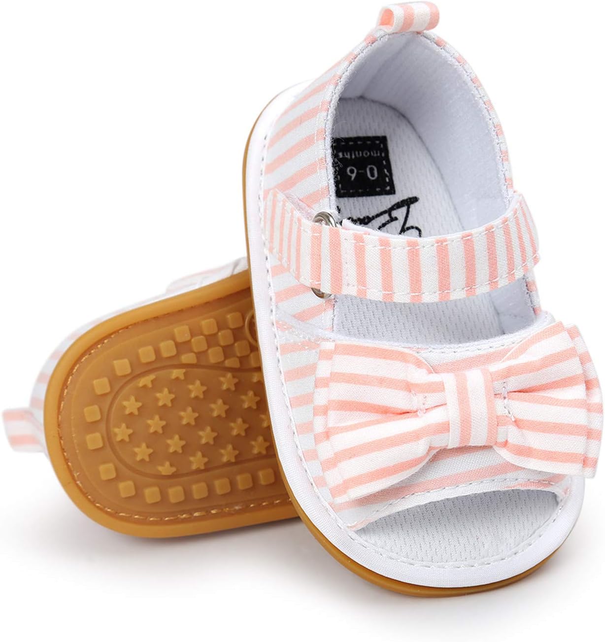 Baby Boys Girls Sandals Rubber Sole Outdoor First Walker Toddler Girls Boys Summer Shoes