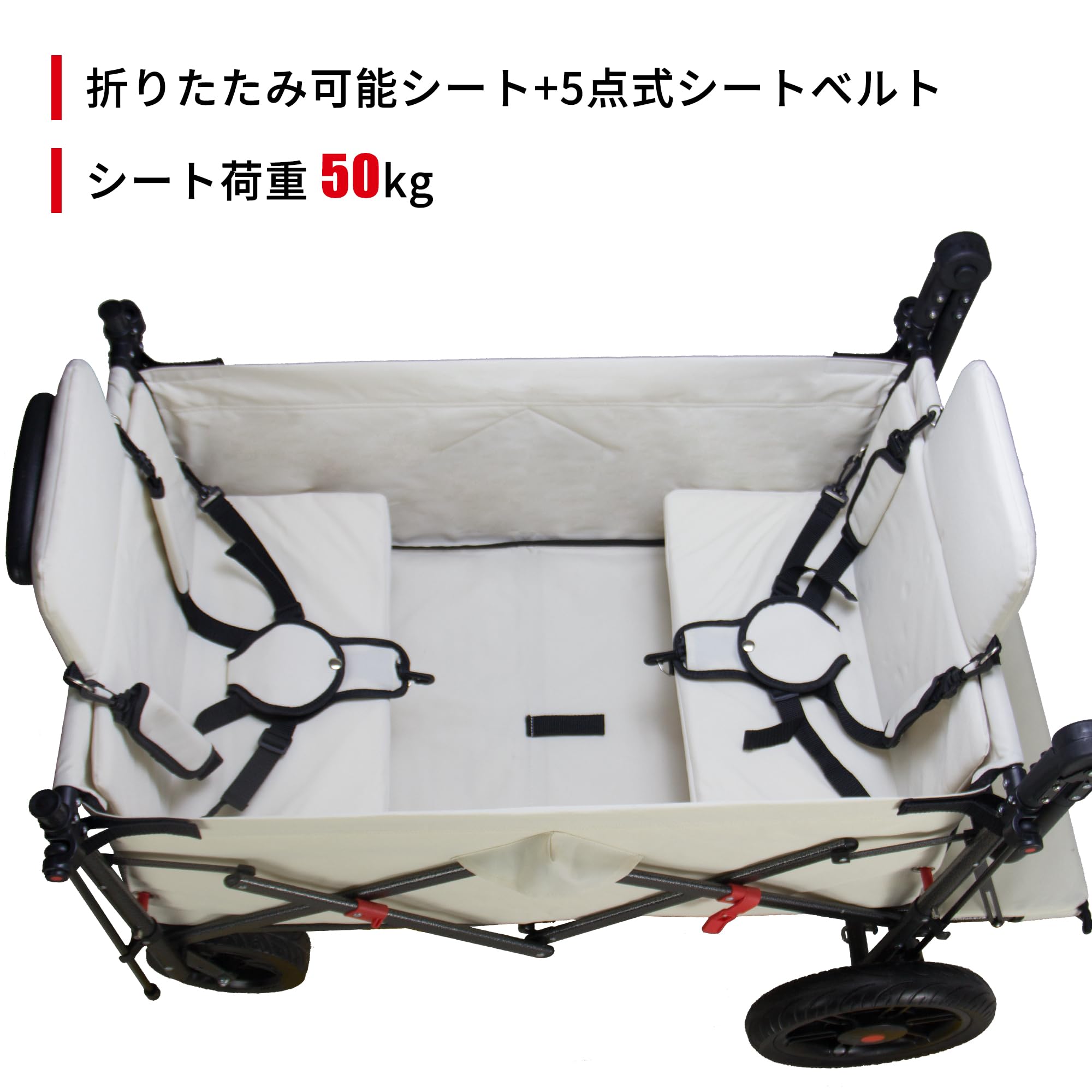 Amazon.co.jp: TMZ キャリーワゴン 折りたたみ式 アウトドアワゴン