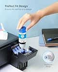 Hiipoo Refill Ink Bottle Replacement for T502 502 Ink for Epson ET-2750 ET2720 ET-2803 ET-2800 ET-2980 ET-3750 ET-4750 ET-3760 ET-4760 ET-2850 ET-4800 ET-3700 ET-15000 Printer