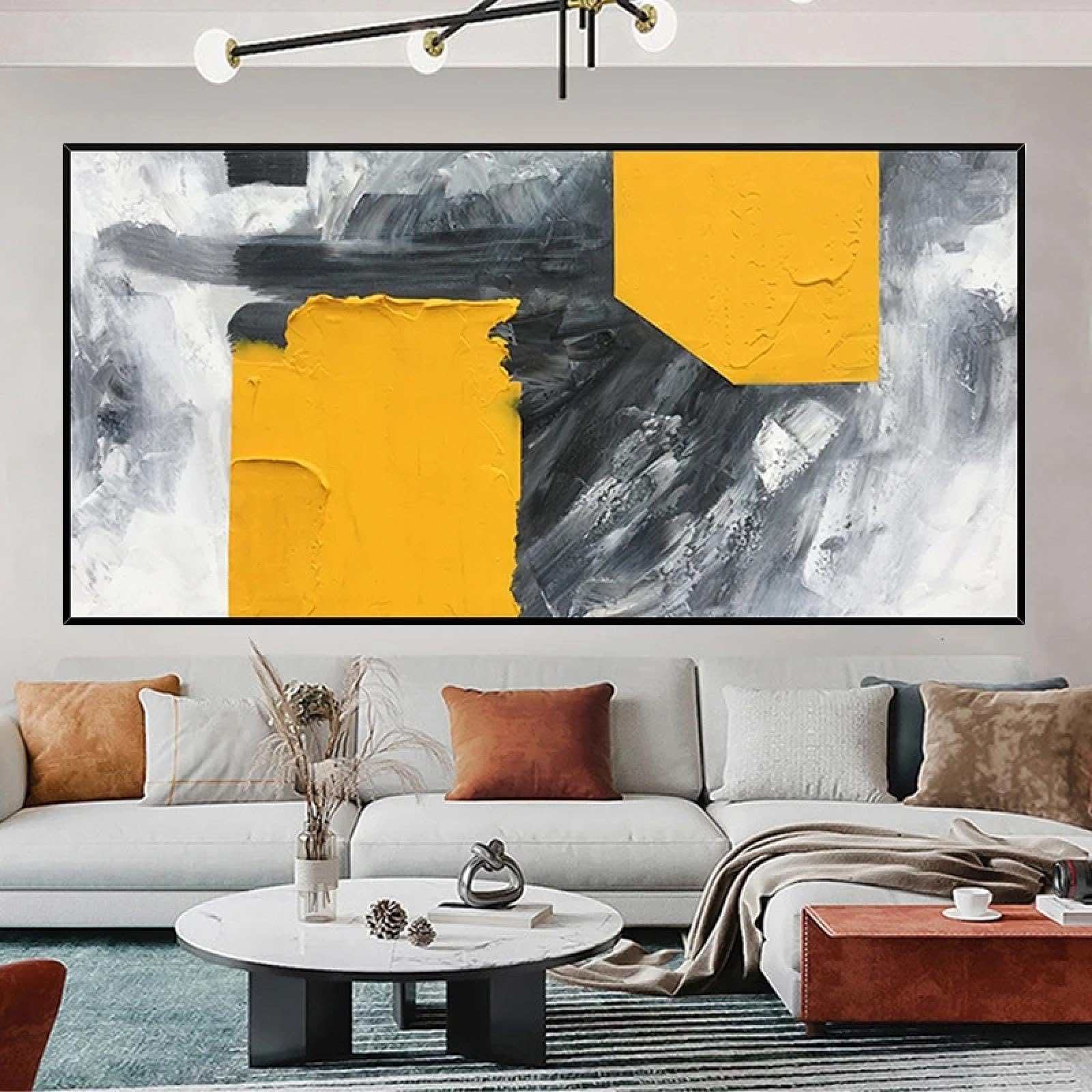 Peinture à la texture colorée de prestige pour affiches d'art moderne