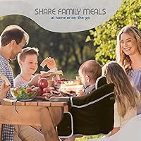 Vista 8 de Tinybow Silla alta de gancho para bebé, silla alta que se fija a la mesa, silla alta con clip a la mesa, silla alta portátil para viajes, silla alta