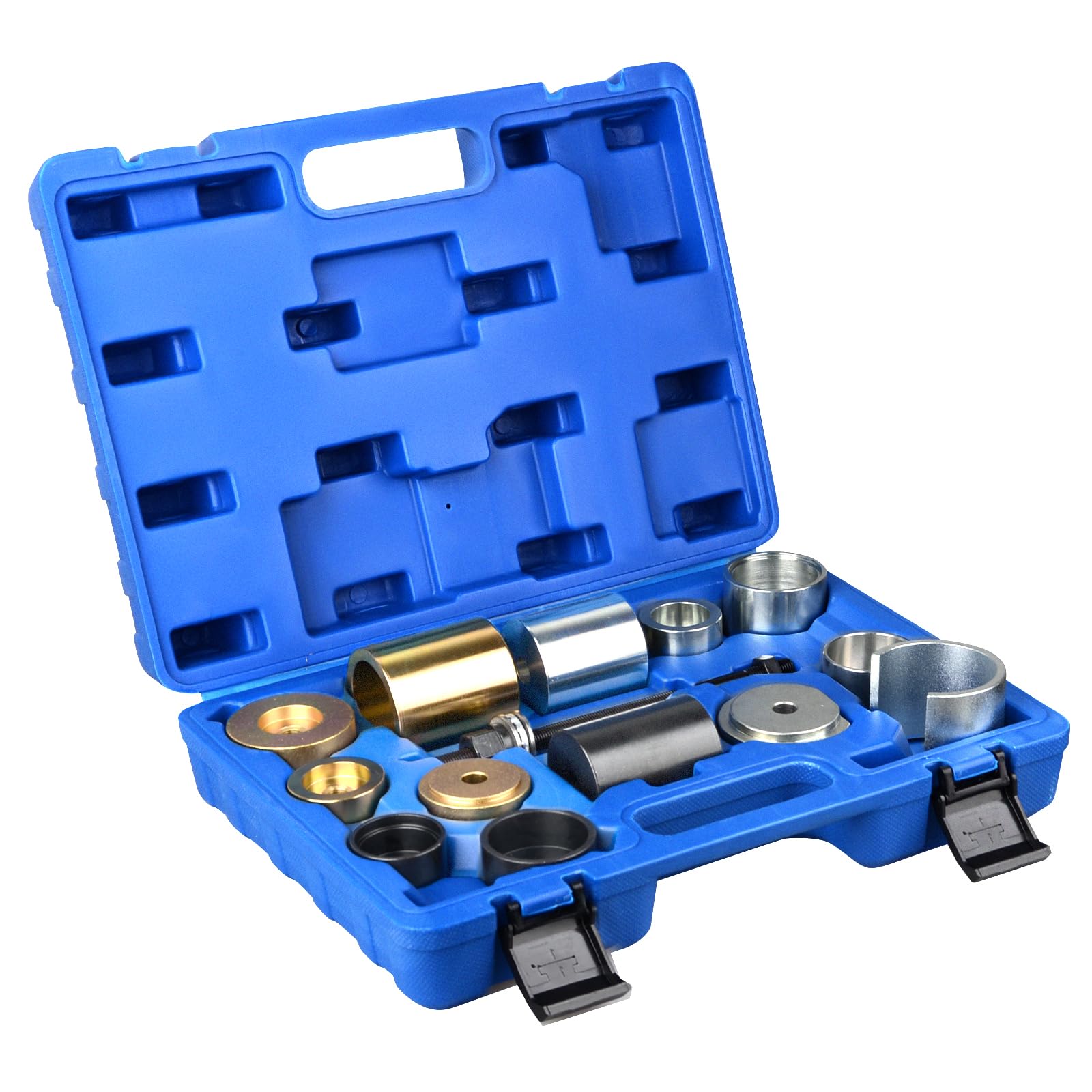 DAYUAN Juego de extractores de rodamientos silenciosos, exprimidor de bujes, rodamientos de tambor, articulación esférica, rodamientos compatibles con BMW Series 1, 3, 5, 6, 7, 8, Z4 Eje diferencial