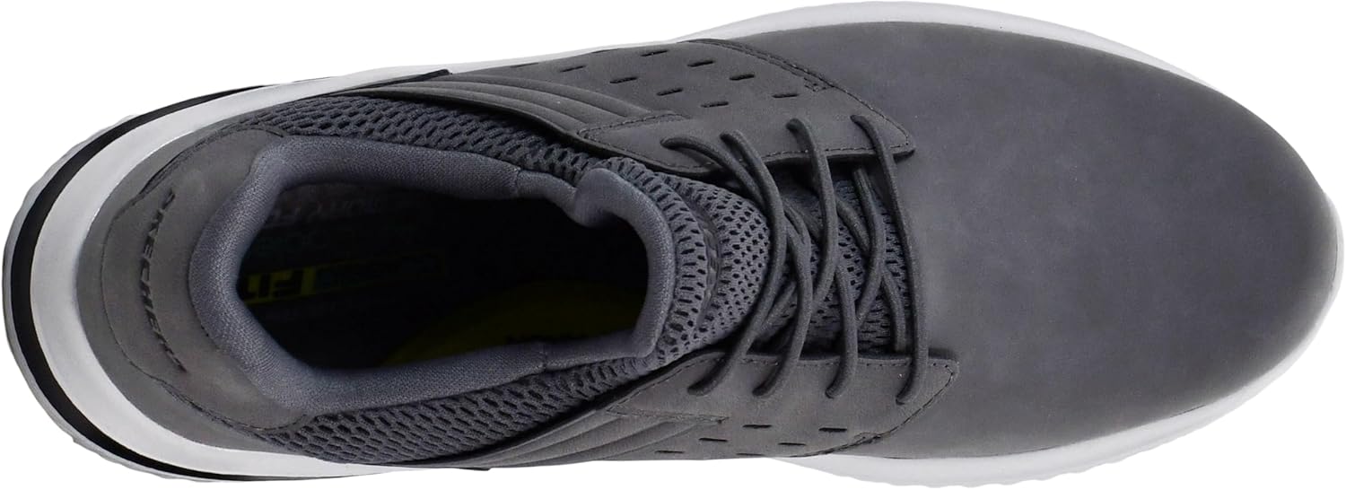 Skechers Mens Delson 3.0 - Ezra Leather Bungee Lace Slip on - Image 5