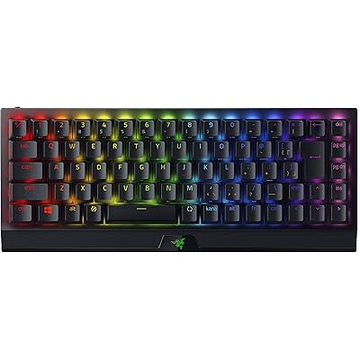 Razer ゲーミングキーボード ワイヤレス 無線 メカニカルキーボード BlackWidow V3 Mini HyperSpeed JP Green Swit …