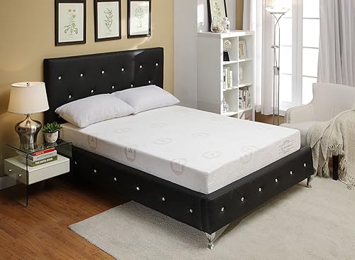 Miniatura 3 de AC Pacific Herbal Fusion Collection - Colchón de espuma viscoelástica de poliéster con infusión de té verde, fabricado en Estados Unidos, Queen