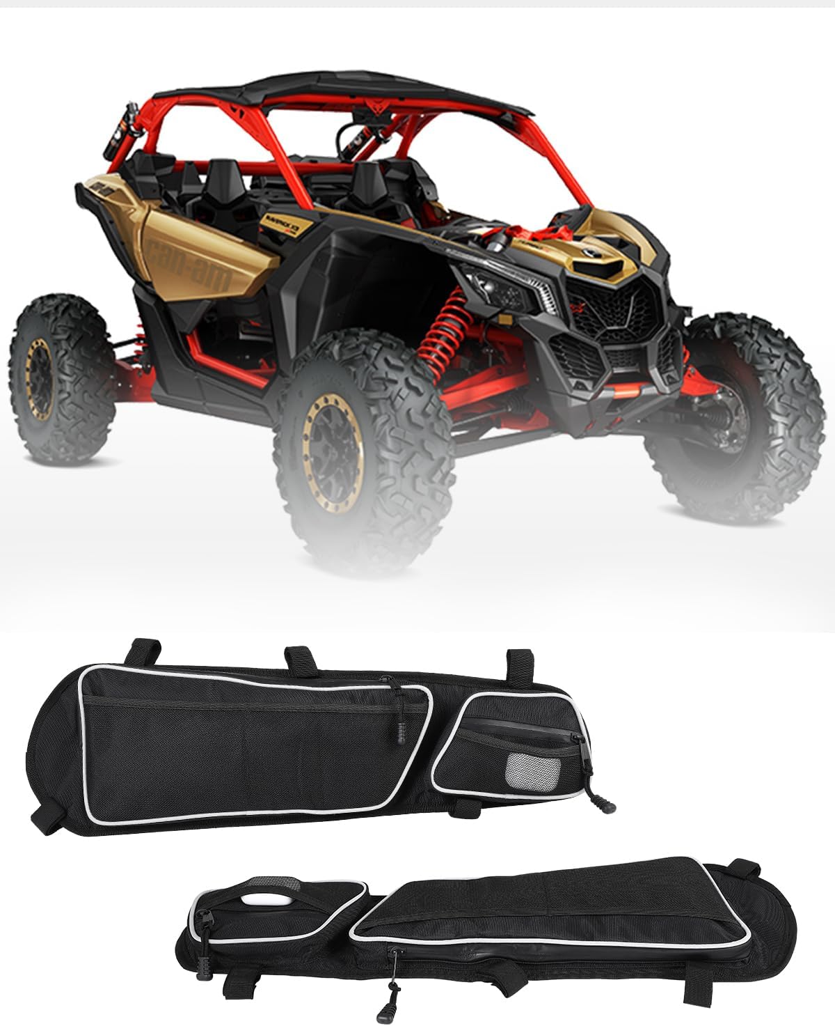 Goottan X3 Door Bags, Maverick X3 Storage Bags Cam Am