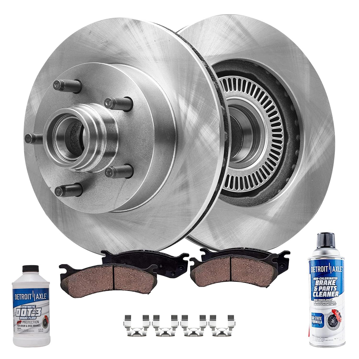 Detroit Axle - Front Brake Kit for 2003-2009 Mazda B2300 B4000