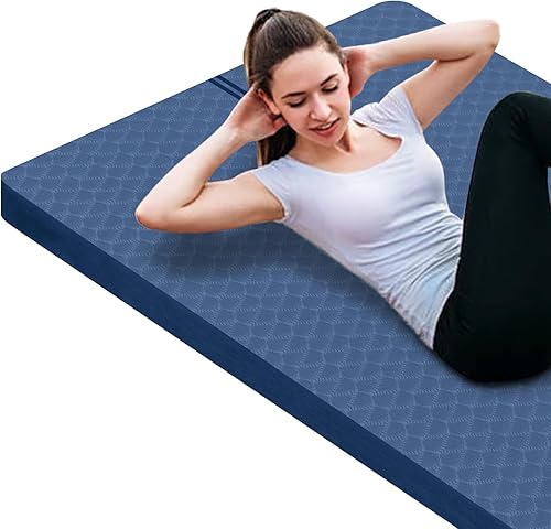 Miniatura 26 de nuveti Tapete Grande para Ejercicios - Tapete de Yoga de 15mm/20mm/30mm de Grosor | Tapete de Ejercicios para Fitness, Yoga, Pilates, Estiramientos