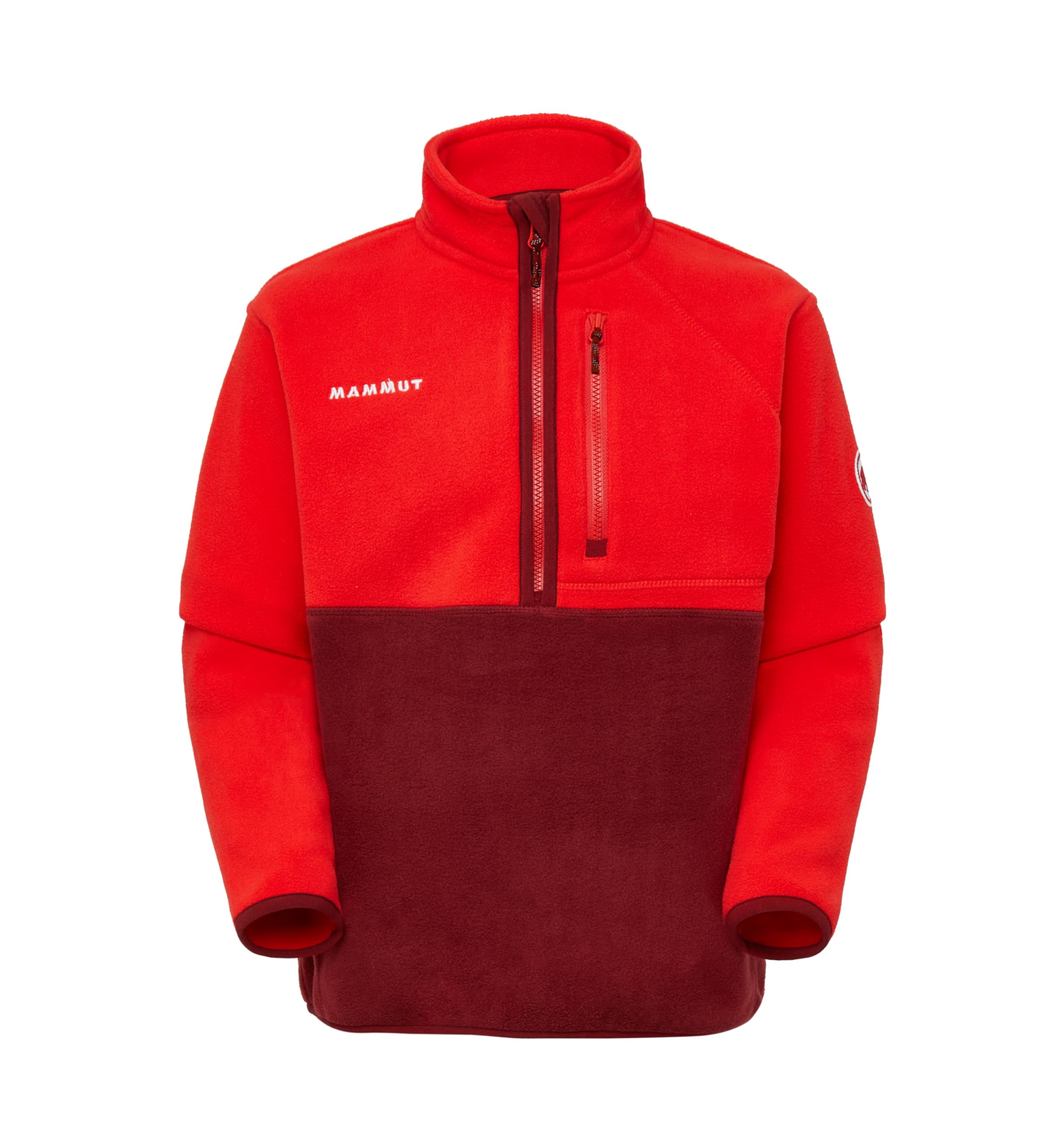 Mammut Unisex Waymarker Ml Half-zip Pull Kids Midlayer, Mammut Red-dark Mammut Red, 152 EU