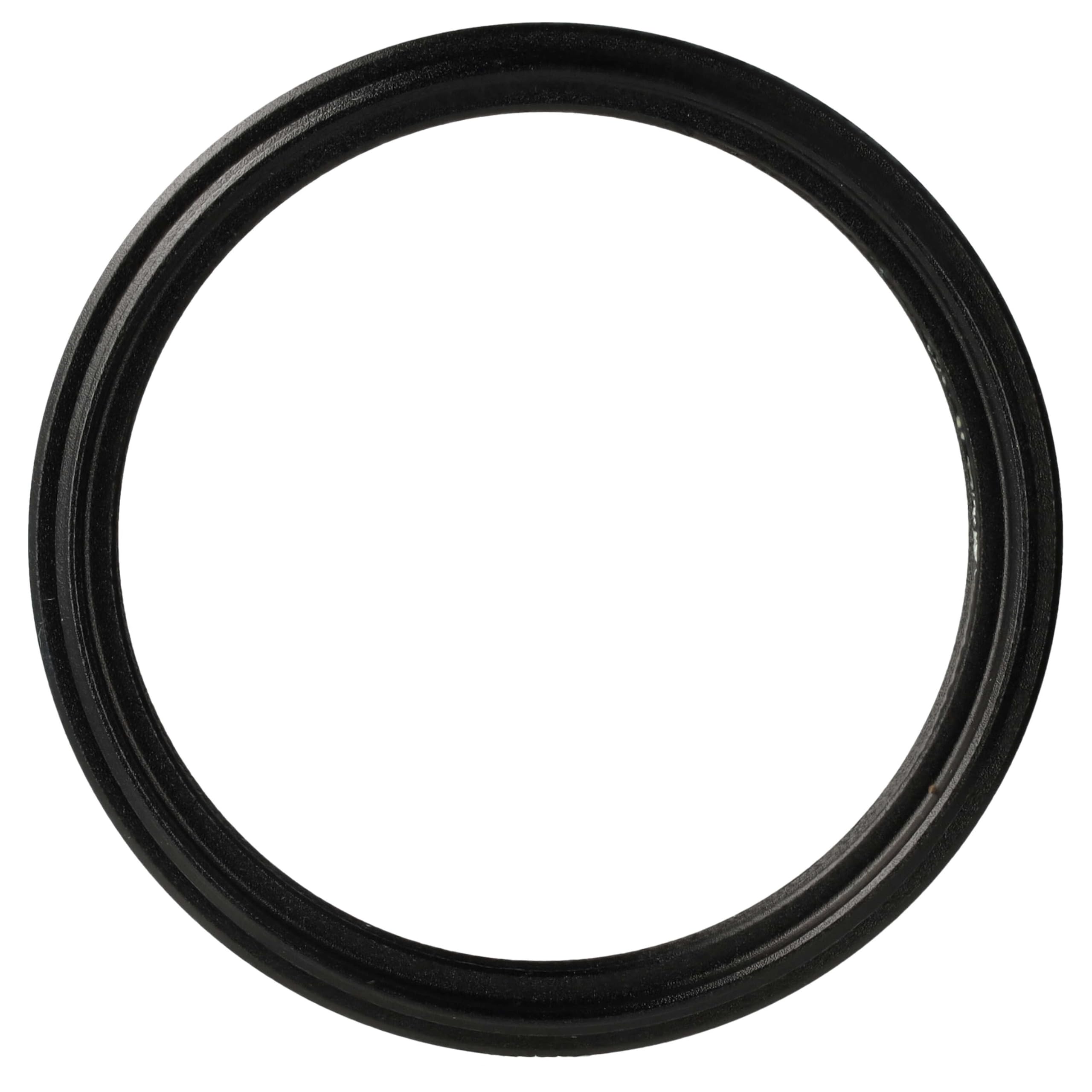vhbw Pierścień adaptera filtra krokowego 49 mm do 43 mm do obiektywu aparatu - reduktor, czarny metal